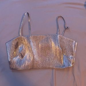 sparkly crop top
